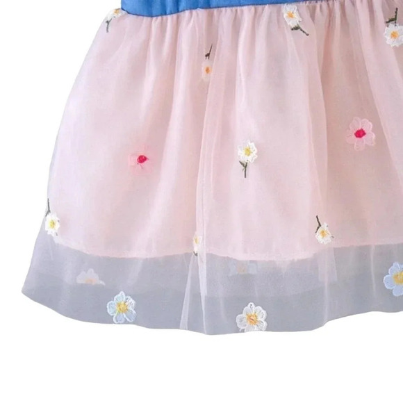 9m Pink Tule Tank Dress with Hat - Picture 3 of 7